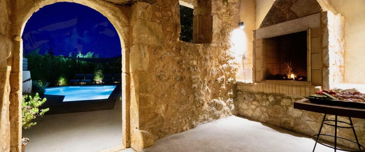 Almyrida Sands Luxury Stone Villa Xirostérnion Zewnętrze zdjęcie