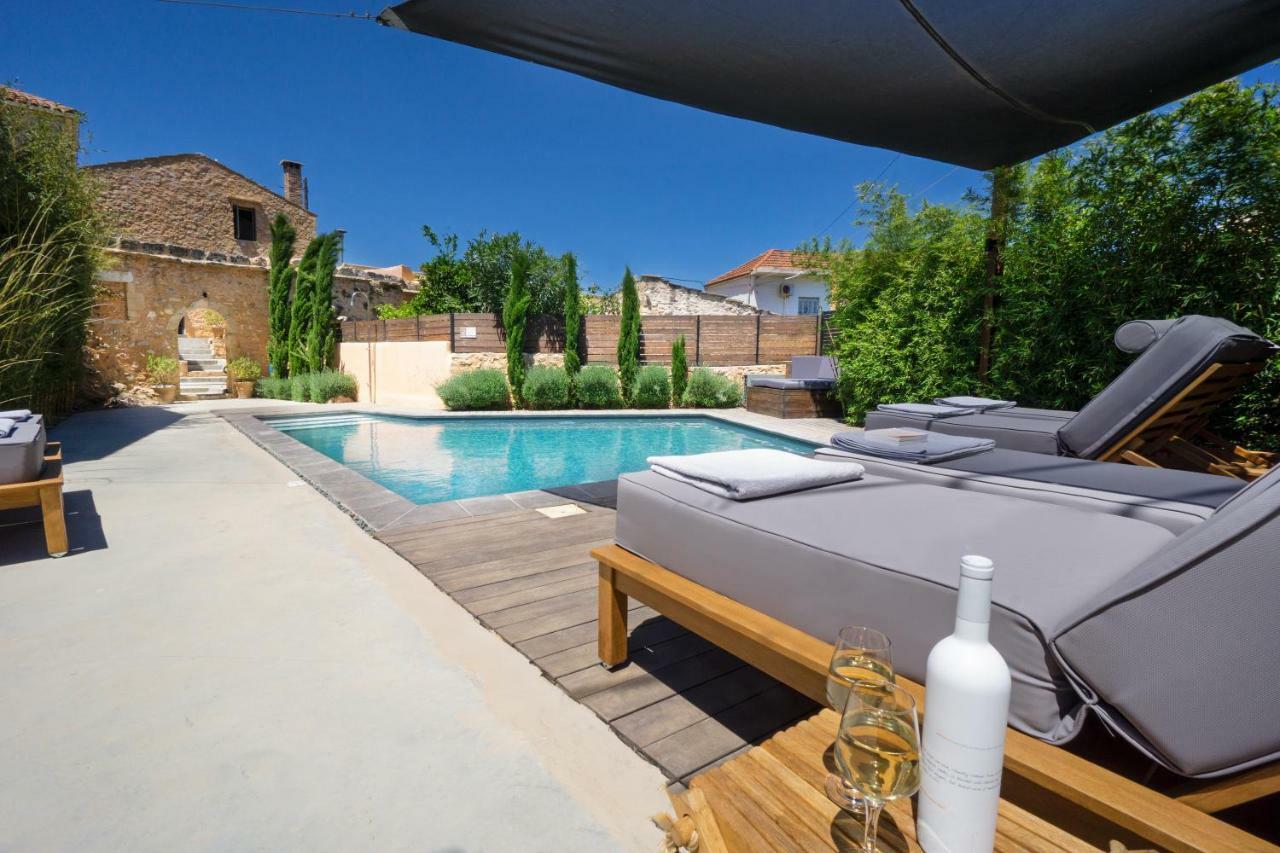 Almyrida Sands Luxury Stone Villa Xirostérnion Zewnętrze zdjęcie